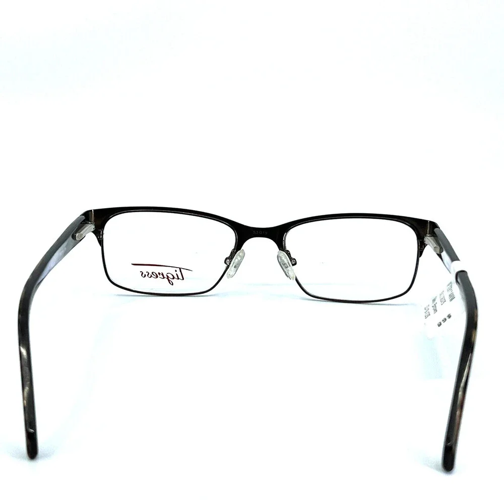 Tigress TGS114 Eyeglasses Shiny Brown Rectangular Full Rim Frames 53[]19 135